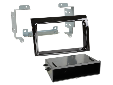 Monteringsram 2-DIN med prylfack Citroen/Fiat/Opel/Peugeot i gruppen Billjud / Vad passar i min bil / Peugeot / Peugeot Boxer / Peugeot Boxer 2005-2007 hos BRL (700281094292)