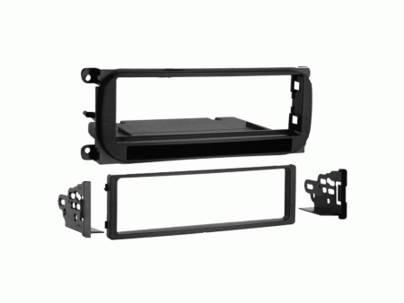 Monteringsram 1-DIN med prylfack Chrysler/Dodge/Jeep/Plymouth i gruppen Billjud / Vad passar i min bil / Chrysler, Dodge & Jeep / Monteringsram hos BRL (700281145201)