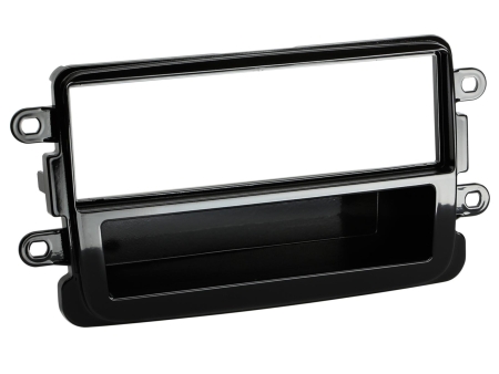Monteringsram 1-DIN med prylfack Dacia/Fiat/Nissan/Opel/Renault i gruppen Billjud / Vad passar i min bil / Dacia / Dacia Sandero / Dacia Sandero 2012-2021 hos BRL (700281250131)
