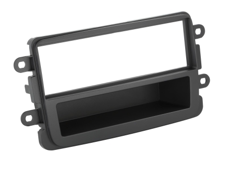 Monteringsram 1-DIN med prylfack Dacia/Fiat/Nissan/Opel/Renault i gruppen Billjud / Vad passar i min bil / Dacia / Dacia Sandero / Dacia Sandero 2012-2021 hos BRL (700281250133)
