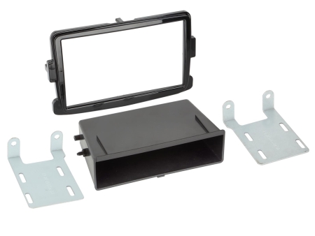 Monteringsram 2-DIN med prylfack Dacia/Fiat/Nissan/Opel/Renault i gruppen Billjud / Vad passar i min bil / Dacia / Dacia Sandero / Dacia Sandero 2012-2021 hos BRL (700281250142)
