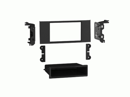 Monteringsram 2-DIN med prylfack, Land Rover Range Rover i gruppen Billjud / Vad passar i min bil / Land Rover / Range Rover hos BRL (700281260081)