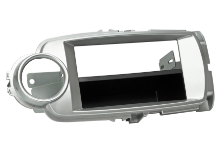 Monteringsram 2-DIN med prylfack Toyota Yaris 10/2011-08/2014 i gruppen Billjud / Vad passar i min bil / Toyota / Yaris / Yaris 2011-2014 hos BRL (700281300251)
