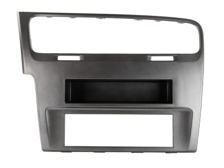 Monteringsram 1-DIN med prylfack, VW Golf VII i gruppen Billjud / Vad passar i min bil / Volkswagen / Golf / Golf Mk7 2013-2019 / Byta stereo Golf Mk7 2013-2019 hos BRL (700281320382)