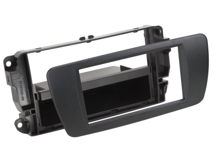 Monteringsram 2-DIN med prylfack Seat Ibiza, nit black i gruppen Billjud / Vad passar i min bil / Seat / Ibiza / Ibiza 2009-2015 hos BRL (700281328062)