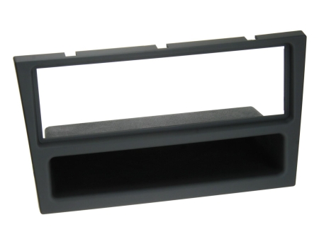 Monteringsram 1-DIN med prylfack Opel/Renault, kolgrå i gruppen Billjud / Vad passar i min bil / Renault / Trafic / Trafic 2001-2014 hos BRL (700291230261)