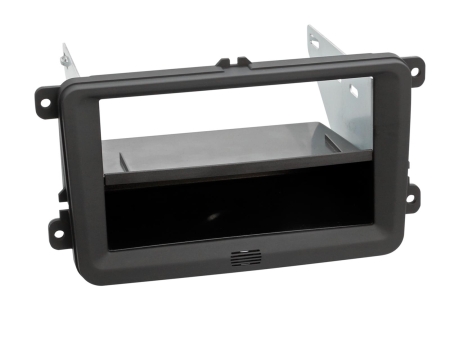 Monteringsram 2-DIN med prylfack Seat/Skoda/VW i gruppen Billjud / Vad passar i min bil / Volkswagen / Transporter / Transporter T6 2015-2020 / Byta stereo Transporter T6 2015-2020 hos BRL (700291320301)