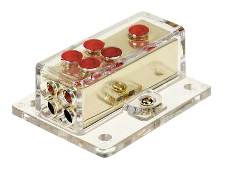 Distributionsblock 1x20mm² + 4x10mm² i gruppen Billjud / Tillbehör / Distributionsblock hos BRL (70030360104)
