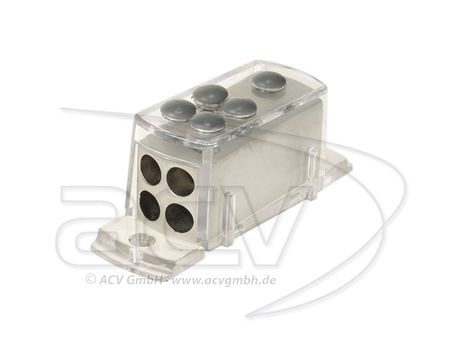 Distributionsblock 1x20mm & 4x10mm i gruppen Billjud / Tillbehör / Distributionsblock hos BRL Electronics (70030360104S)