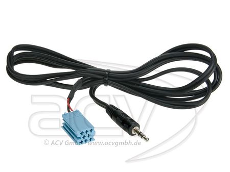 Mini ISO (blå) till 3,5mm minitele. i gruppen Billjud / Smartphone i bil / AUX & USB i bilen hos BRL Electronics (70031149005)