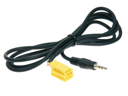 AUX In-adapter Alfa/Fiat Mini-ISO, gul i gruppen Billjud / Vad passar i min bil / Fiat / Grande Punto hos BRL (70031149008)
