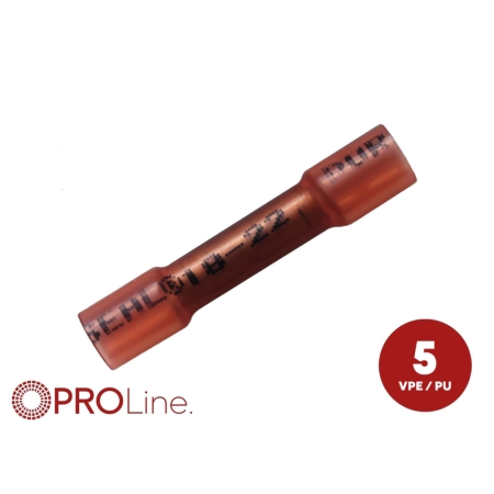 Lödskarv med krympslang röd, 5-pack i gruppen Nyheter hos BRL (70034723715P)