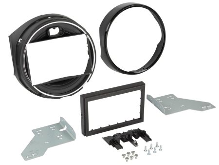 Monteringsram 2-DIN BMW Mini, svart i gruppen Billjud / Vad passar i min bil / Mini / Mini Cooper / Mini Cooper F56 2014-2024 hos BRL (70038102315)