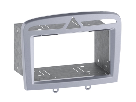 Monteringsram 2-DIN Peugeot 308, varm silver i gruppen Billjud / Vad passar i min bil / Peugeot / Peugeot 308 / Peugeot 308 2014-2021 hos BRL (700381040032)