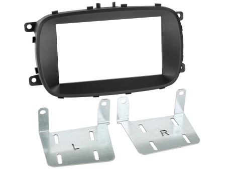 Monteringsram 2-DIN Fiat 500X, svart i gruppen Billjud / Vad passar i min bil / Fiat / 500 hos BRL (70038109430)