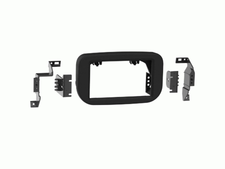 Monteringsram 2-DIN Ford Transit, matt svart i gruppen Billjud / Vad passar i min bil / Ford / Transit / Transit 2014-2023 hos BRL (700381114401)