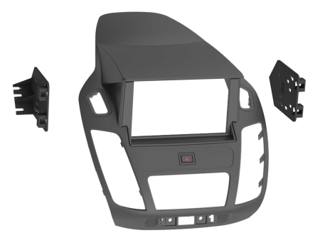 Monteringsram 2-DIN Ford Tourneo/Transit i gruppen Billjud / Vad passar i min bil / Ford / Transit Connect / Transit Connect 2013-2023 hos BRL (700381114481)