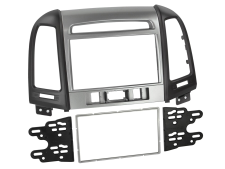 Monteringsram 2-DIN Hyundai Santa Fe, svart i gruppen Billjud / Vad passar i min bil / Hyundai / Santa Fe / Santa Fe 2006-2012 hos BRL (700381143421)