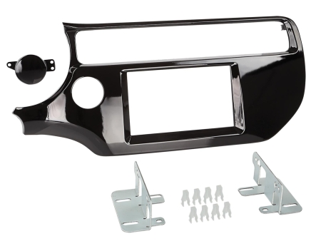 Monteringsram 2-DIN Kia Rio, piano black i gruppen Billjud / Vad passar i min bil / Kia / Rio / Rio 2012-2017 hos BRL (700381178381)