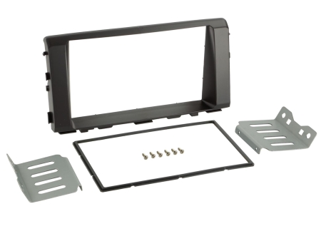 Monteringsram 2-DIN Kia Rio svart i gruppen Billjud / Vad passar i min bil / Kia / Rio / Rio 2018- hos BRL (700381178451)