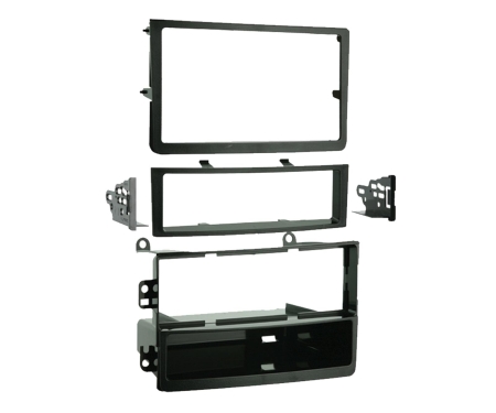 Monteringsram 2-DIN med prylfack, Nissan 350Z 2006-2009 i gruppen Billjud / Vad passar i min bil / Nissan / 350 Z hos BRL (700381210111)