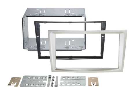 Monteringsram 2-DIN Opel satin-stone i gruppen Billjud / Vad passar i min bil / Opel / Zafira / Zafira 2005- hos BRL (700381230245)