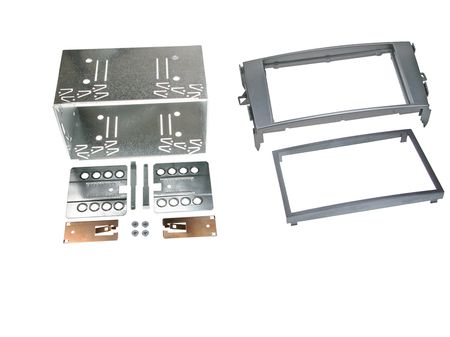 Monteringsram 2-din set Toyota Auris 2007- Grå i gruppen Billjud / Vad passar i min bil / Toyota / Auris / Auris 2006-2012 hos BRL Electronics (700381300131)