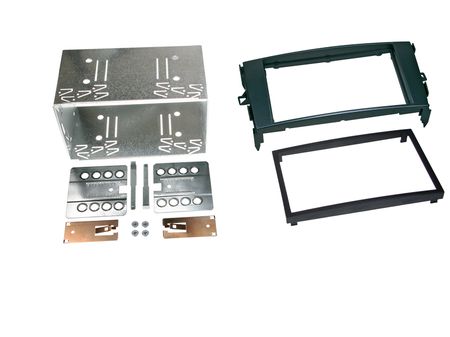 Monteringsram för 2-din stereo, inkluderar delar för Toyota Auris 2007-2013.