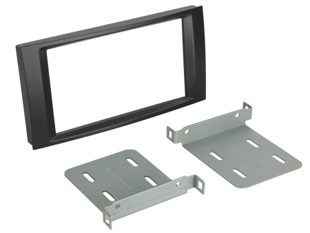 Monteringsram 2-DIN VW T5/Touareg, svart i gruppen Billjud / Vad passar i min bil / Volkswagen / Transporter / Transporter T5.1 2010-2015 / Byta stereo Transporter T5.1 2010-2015 hos BRL (700381320272)