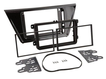 Monteringsram 2-DIN VW Touran 2015-2021, piano black i gruppen Billjud / Vad passar i min bil / Volkswagen / Sharan / Sharan 2010-2022 hos BRL (700381320281)