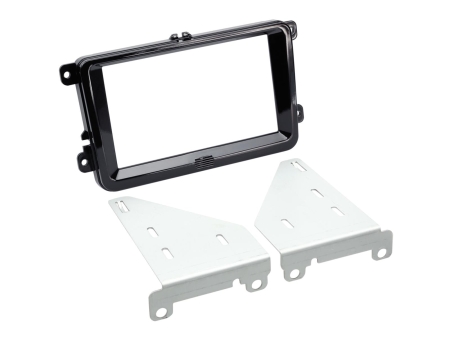 Monteringsram 2-DIN Seat/Skoda/VW, piano black i gruppen Billjud / Vad passar i min bil / Volkswagen / Transporter / Transporter T6 2015-2020 / Byta stereo Transporter T6 2015-2020 hos BRL (700381320302)
