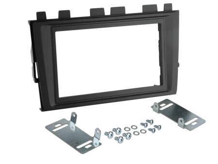 Monteringsram 2-DIN VW Polo/T6.1, svart i gruppen Billjud / Vad passar i min bil / Volkswagen / Transporter / Transporter T6.1 2020-2024 / Byta stereo Transporter T6.1 2020-2024 hos BRL (700381320371)