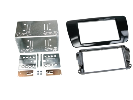 Monteringsram 2-DIN Seat Ibiza, piano black i gruppen Billjud / Vad passar i min bil / Seat / Ibiza / Ibiza 2009-2015 hos BRL (700381328065)