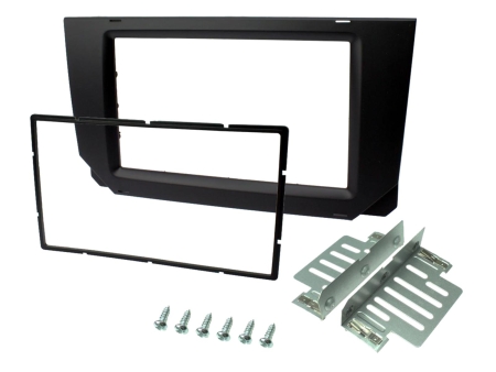 Monteringsram 2-DIN Seat Arona/Ibiza, svart i gruppen Billjud / Vad passar i min bil / Seat / Ibiza / Ibiza 2021-2024 hos BRL (70038132809)