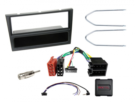 1-DIN Installationskit med prylfack Opel svart i gruppen Billjud / Vad passar i min bil / Opel / Vivaro / Vivaro 2005-2010 hos BRL (700611230261)