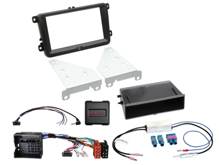 Installationskit 2-DIN med prylfack Seat/Skoda/VW i gruppen Billjud / Vad passar i min bil / Volkswagen / Caddy / Caddy Mk3 2004-2015 / Byta stereo Caddy Mk3 2004-2015 hos BRL (700611320301)