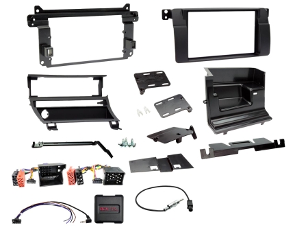 2-DIN Kit BMW 3-serie E46, SWC/antennadapter i gruppen Billjud / Vad passar i min bil / BMW / BMW 3 serie / BMW E36 1992-2002 / Byta stereo BMW E36 1992-2002 hos BRL (700621023182)