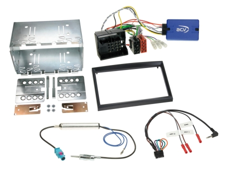 ACV Monteringsram 2-DIN Citroen/Fiat/Peugeot/Toyota i gruppen Billjud / Vad passar i min bil / Citroën / C3 / C3 2002-2009 hos BRL (700621040021)