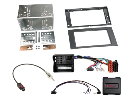 2-DIN Kit Ford svart SWC/CAN Bus/antenn Fakra i gruppen Billjud / Vad passar i min bil / Ford / Focus / Focus 1998-2004 / Byta stereo Focus 1998-2004 hos BRL (700621114154)