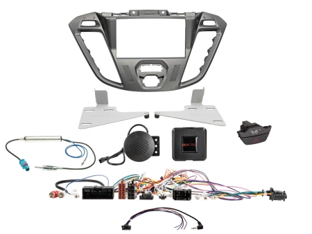 2-DIN Kit Ford Custom 2012-2016, phoenix silver i gruppen Billjud / Vad passar i min bil / Ford / Transit Custom / Transit Custom 2013-2023 hos BRL (700621114264)