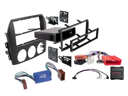 Monteringsram 2-DIN med prylfack Mazda Miata/MX-5 2005-2009 i gruppen Billjud / Vad passar i min bil / Mazda / Mazda Miata / Mazda Miata 2009-2010 hos BRL (700621170051)
