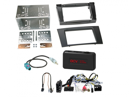 2-DIN Installationskit Mercedes CLS/E-Klass i gruppen Billjud / Vad passar i min bil / Mercedes / E-klass / E-klass 2002-2009 W211 hos BRL (700621190281)