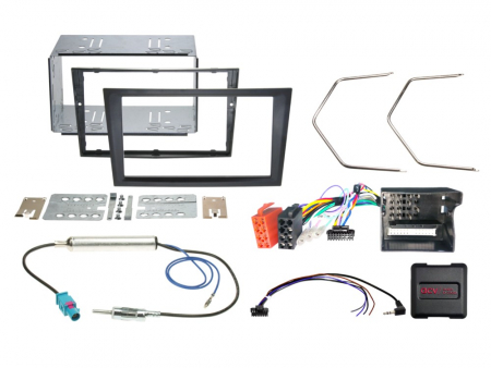 2-DIN Installationskit Opel svart CAN Bus/antenn i gruppen Billjud / Vad passar i min bil / Opel / Zafira / Zafira 2005- hos BRL (700621230265)