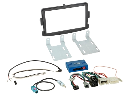 Installationskit 2-DIN Dacia/Fiat/Nissan/Opel/Renault, svart i gruppen Billjud / Vad passar i min bil / Dacia / Dacia Sandero / Dacia Sandero 2012-2021 hos BRL (700621250142)