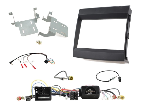 2-DIN Kit Porsche Cayenne 2011-2016, svart i gruppen Billjud / Vad passar i min bil / Porsche / Cayenne / Cayenne E2 2011-2017 hos BRL (700621323091)