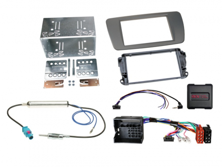 ACV Installationskit 2-DIN Seat Ibiza 2008-2015, conomera grey i gruppen Billjud / Vad passar i min bil / Seat / Ibiza / Ibiza 2009-2015 hos BRL (700621328063)