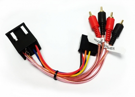 SAAB 9-5 - Specialkabel RCA till ISO i gruppen Billjud / Vad passar i min bil / SAAB / 9-5 / 9-5 OG Facelift 2006-2010 / Byta stereo 9-5 OG Facelift 2006-2010 hos BRL (700SAABISO)