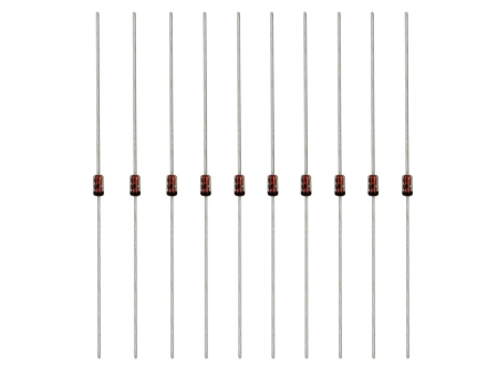 Blockeringsdiod/skyddsdiod BAT43 Schottky 30V 10-pack i gruppen Nyheter hos BRL (700ZPBDIODE110)