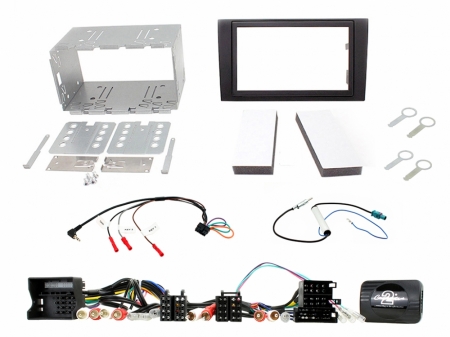 Installationskit Audi A4 Dubbeldin 01-08 i gruppen Billjud / Vad passar i min bil / Audi / Audi A4 / Audi A4 2004-2008 / Byta stereo / Original Dubbeldin hos BRL Electronics (701CTKAU02)