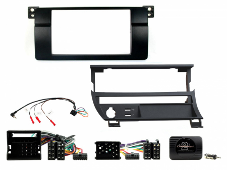 Installationskit BMW - E46 1998-2005, 2-DIN i gruppen Billjud / Vad passar i min bil / BMW / BMW 3 serie / BMW E46 1999-2006 / Byta stereo BMW E46 1999-2006 hos BRL Electronics (701CTKBM36L)